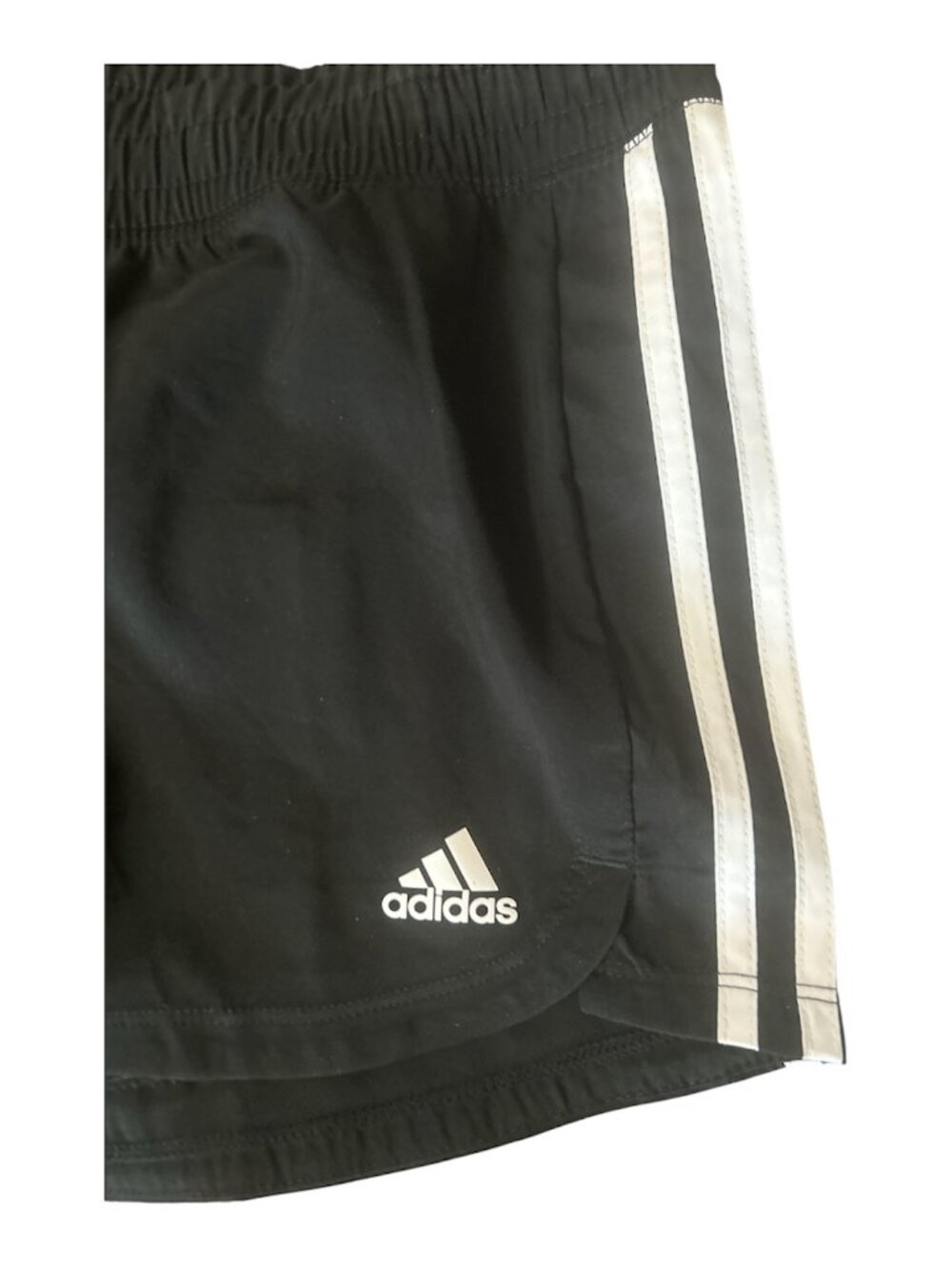 Adidas Women's Shorts Athletic 2" black with White Large